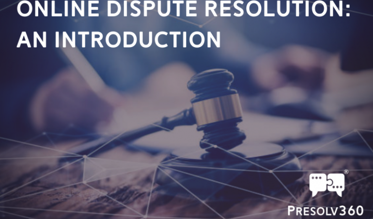 Online Dispute Resolution