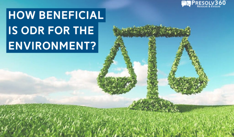 benefits of ODR to the environment